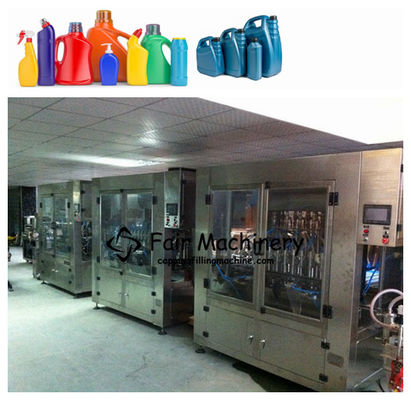 250ml 60BPM Mesin Pengisi Cairan Pencuci Piring, 220V Sanitizer Filling Line