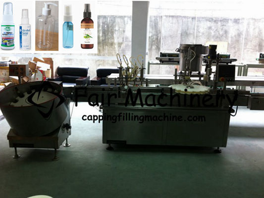380V 2KW Capping Filling Machine Minuman Stand Up Pouch Sealing 4500B / H