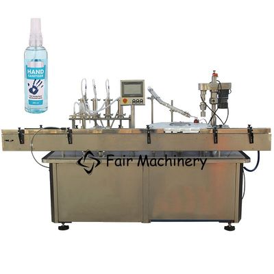 SS304 2000B / H Capping Filling Machine Parfum Semprot Nozzle 0.4mpa
